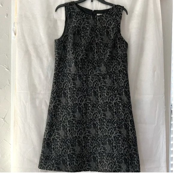 LOFT Dresses Loft Outlet Sleeveless Fit And Flair Crewneck Black